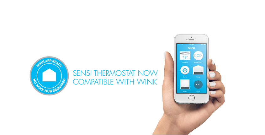 Control your Sensi thermostat with Wink smart home platform